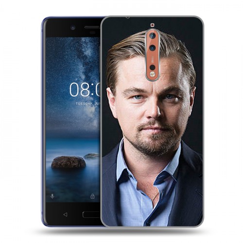 Дизайнерский пластиковый чехол для Nokia 8 Леонардо Дикаприо