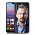 Дизайнерский силиконовый с усиленными углами чехол для Huawei P20 Pro Леонардо Дикаприо