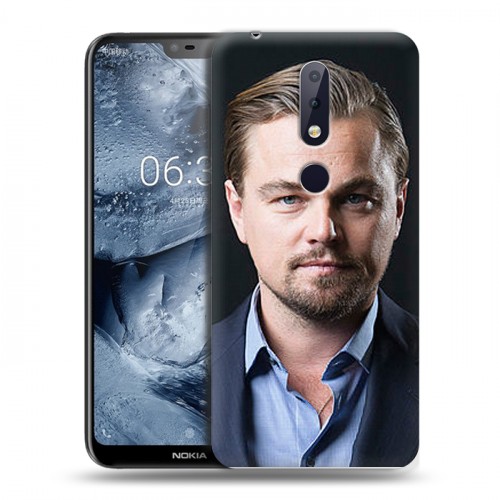 Дизайнерский силиконовый чехол для Nokia 6.1 Plus Леонардо Дикаприо