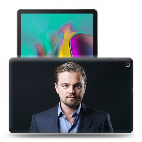 Дизайнерский силиконовый чехол для Samsung Galaxy Tab A 10.1 (2019) Леонардо Дикаприо