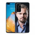 Дизайнерский силиконовый с усиленными углами чехол для Huawei P40 Леонардо Дикаприо