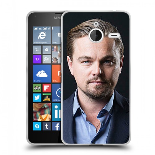 Дизайнерский пластиковый чехол для Microsoft Lumia 640 XL Леонардо Дикаприо