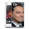 Дизайнерский пластиковый чехол для Sony Xperia L Леонардо Дикаприо