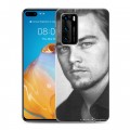 Дизайнерский силиконовый с усиленными углами чехол для Huawei P40 Леонардо Дикаприо