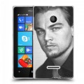 Дизайнерский пластиковый чехол для Microsoft Lumia 435 Леонардо Дикаприо