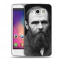 Дизайнерский пластиковый чехол для LG L60 Федор Достоевский