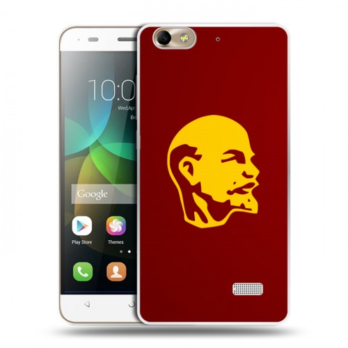 Дизайнерский пластиковый чехол для Huawei Honor 4C Владимир Ленин