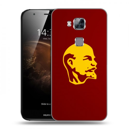 Дизайнерский пластиковый чехол для Huawei G8 Владимир Ленин