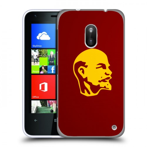 Дизайнерский пластиковый чехол для Nokia Lumia 620 Владимир Ленин