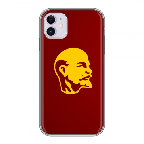 Дизайнерский силиконовый чехол для Iphone 11 Владимир Ленин