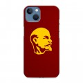 Дизайнерский силиконовый чехол для Iphone 13 Владимир Ленин