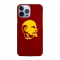 Дизайнерский силиконовый чехол для Iphone 13 Pro Max Владимир Ленин