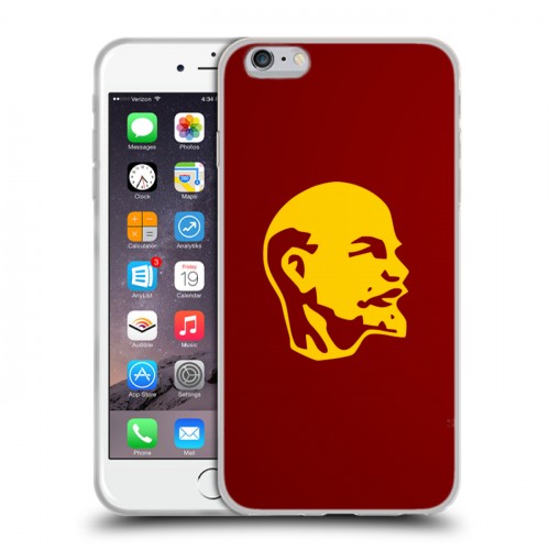 Дизайнерский силиконовый чехол для Iphone 6 Plus/6s Plus Владимир Ленин