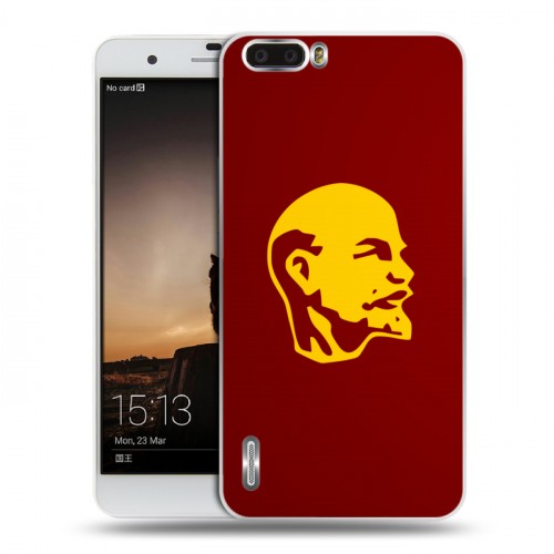 Дизайнерский пластиковый чехол для Huawei Honor 6 Plus Владимир Ленин