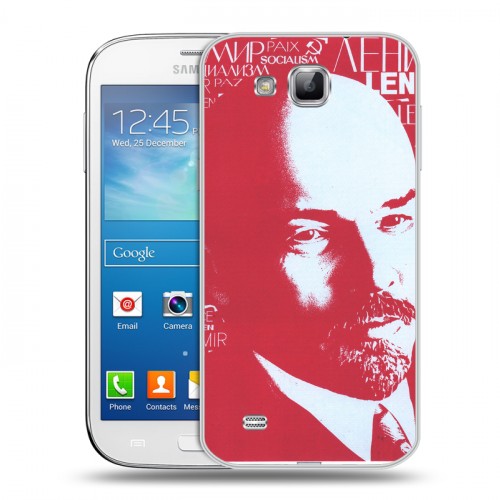 Дизайнерский пластиковый чехол для Samsung Galaxy Premier Владимир Ленин