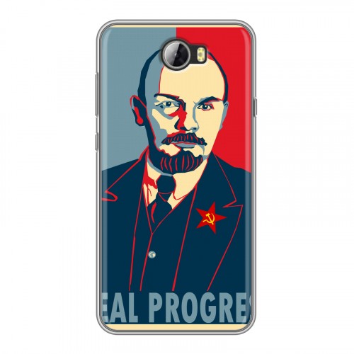 Дизайнерский силиконовый чехол для Huawei Y5 II Владимир Ленин