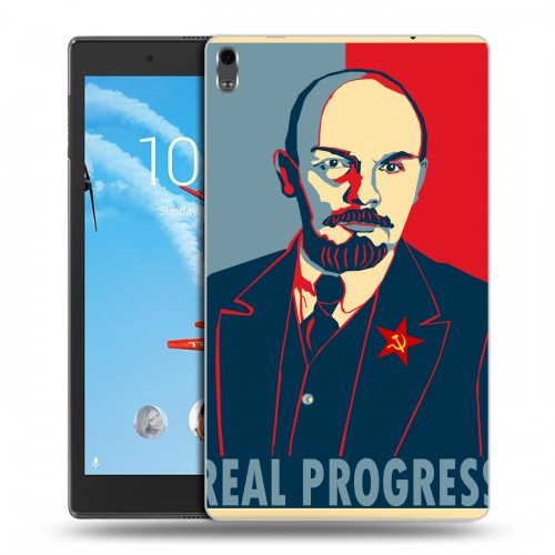 Дизайнерский силиконовый чехол для Lenovo Tab 4 8 Plus Владимир Ленин