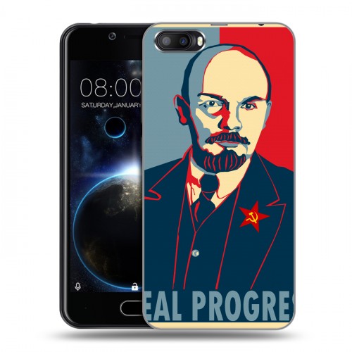 Дизайнерский пластиковый чехол для Doogee Shoot 2 Владимир Ленин