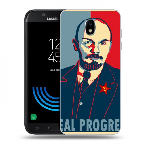 Дизайнерский пластиковый чехол для Samsung Galaxy J5 (2017) Владимир Ленин