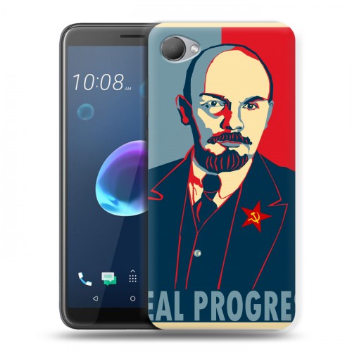 Дизайнерский пластиковый чехол для HTC Desire 12 Владимир Ленин