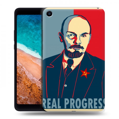 Дизайнерский силиконовый чехол для Xiaomi Mi Pad 4 Владимир Ленин