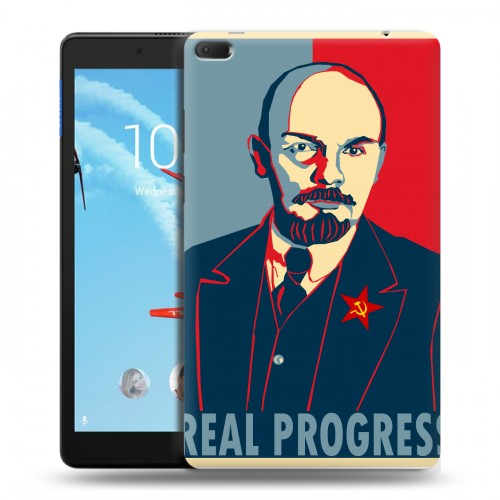 Дизайнерский силиконовый чехол для Lenovo Tab E8 Владимир Ленин