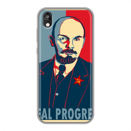 Дизайнерский пластиковый чехол для Huawei Honor 8s Владимир Ленин