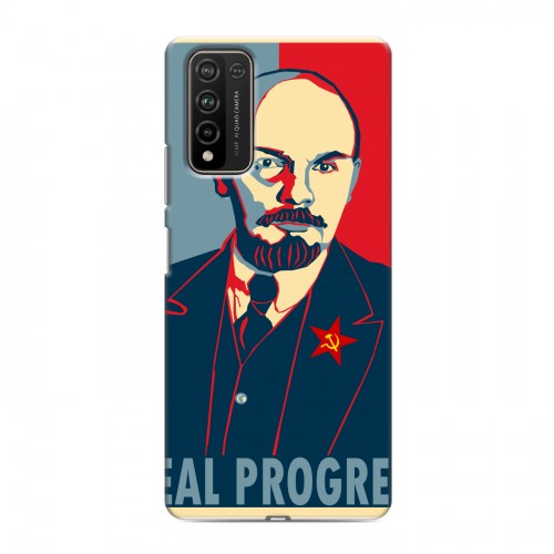 Дизайнерский пластиковый чехол для Huawei Honor 10X Lite Владимир Ленин