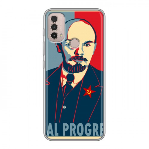 Дизайнерский силиконовый чехол для Lenovo K14 Plus Владимир Ленин
