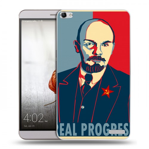 Дизайнерский пластиковый чехол для Huawei MediaPad X2 Владимир Ленин