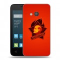 Дизайнерский силиконовый чехол для Alcatel One Touch Pixi 4 (4) Владимир Ленин