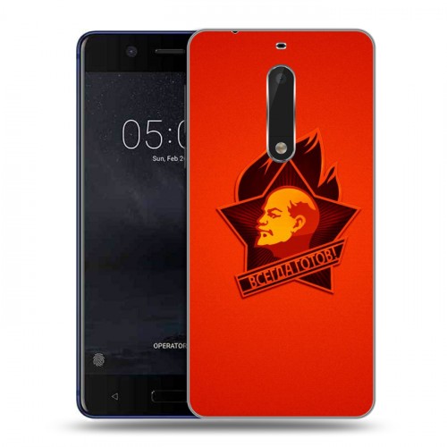 Дизайнерский пластиковый чехол для Nokia 5 Владимир Ленин