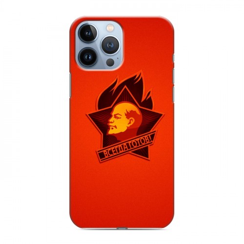 Дизайнерский пластиковый чехол для Iphone 13 Pro Max Владимир Ленин