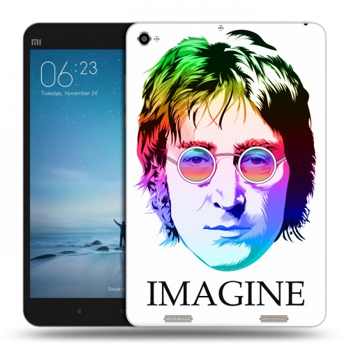 Дизайнерский силиконовый чехол для Xiaomi Mi Pad 2 Джон Леннон