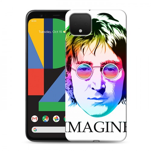 Дизайнерский пластиковый чехол для Google Pixel 4 Джон Леннон