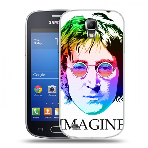 Дизайнерский пластиковый чехол для Samsung Galaxy S4 Active Джон Леннон