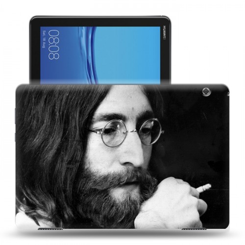 Дизайнерский силиконовый чехол для Huawei MediaPad T5 Джон Леннон