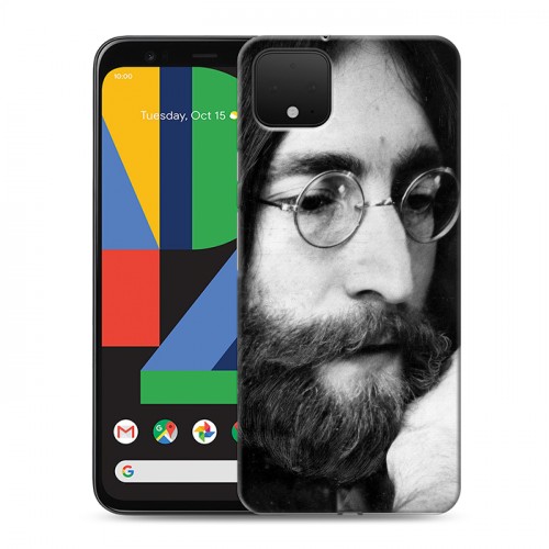 Дизайнерский пластиковый чехол для Google Pixel 4 XL Джон Леннон