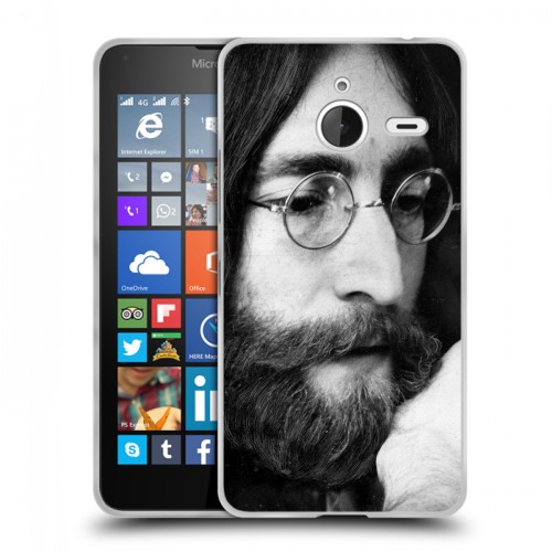 Дизайнерский пластиковый чехол для Microsoft Lumia 640 XL Джон Леннон