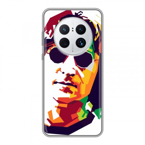 Дизайнерский пластиковый чехол для Huawei Mate 50 Pro Джон Леннон