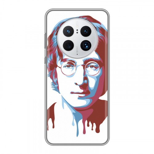 Дизайнерский пластиковый чехол для Huawei Mate 50 Pro Джон Леннон