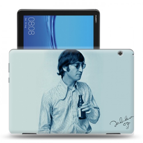 Дизайнерский силиконовый чехол для Huawei MediaPad T5 Джон Леннон