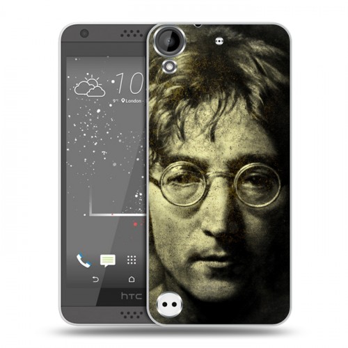 Дизайнерский пластиковый чехол для HTC Desire 530 Джон Леннон
