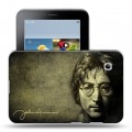 Дизайнерский силиконовый чехол для Samsung Galaxy Tab 2 7.0 Джон Леннон