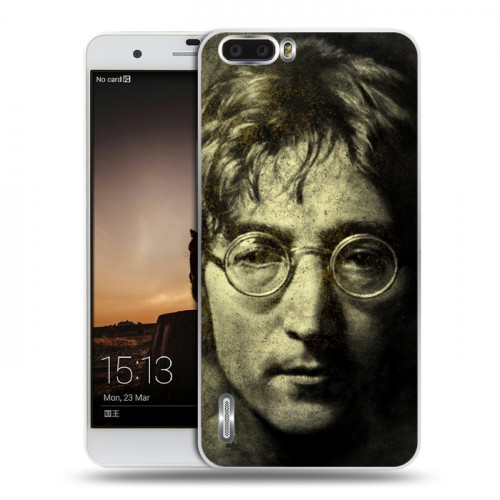 Дизайнерский пластиковый чехол для Huawei Honor 6 Plus Джон Леннон