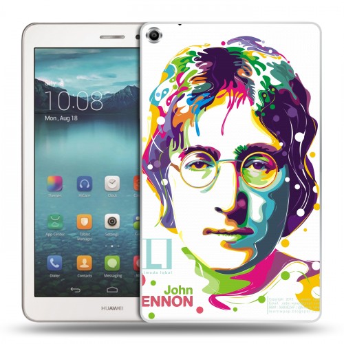 Дизайнерский силиконовый чехол для Huawei MediaPad T1 8.0 Джон Леннон