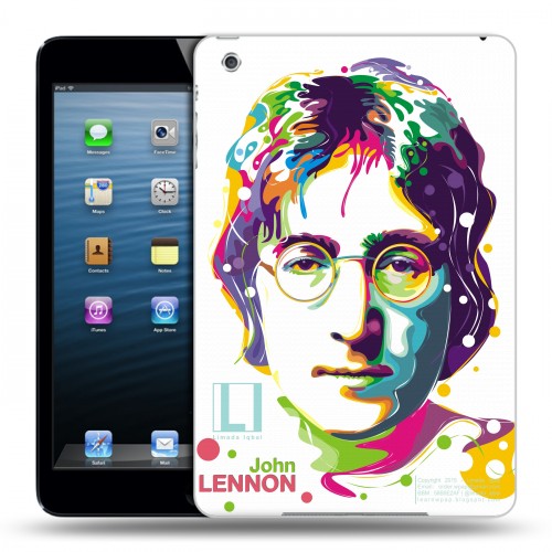 Дизайнерский силиконовый чехол для Ipad Mini Джон Леннон