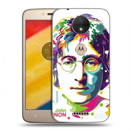 Дизайнерский силиконовый чехол для Motorola Moto C Джон Леннон