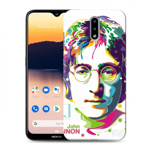 Дизайнерский силиконовый чехол для Nokia 2.3 Джон Леннон