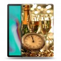Дизайнерский силиконовый чехол для Samsung Galaxy Tab A 10.1 (2019) Новогодние бокалы